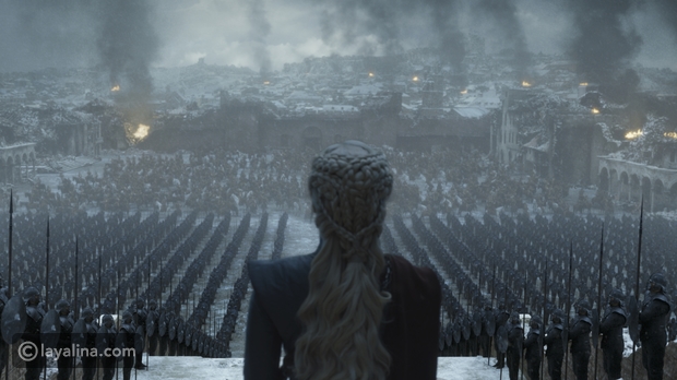 لقطات من الحلقة الأخيرة من مسلسل Game of Thrones.. كيف ستكون النهاية؟
