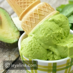 طريقة عمل أيس كريم الأفوكادو بالفيديو
