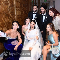 حفل زفاف ليلى سامح يسري بحضور النجوم والمشاهير