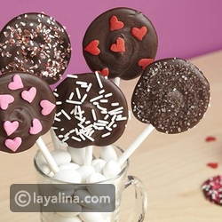 طريقة صنع اللولي بوب من الشوكلاتة