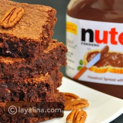 فيديو طريقة تحضير براونيز النوتيلا