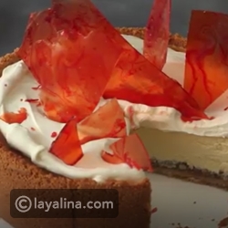 فيديو طريقة صنع تشيز كيك توفي التفاح