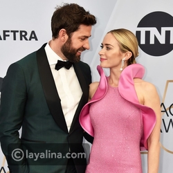 شاهد: بعد فوزها بأول SAG Award.. دموع إيميلي بلانت وهكذا هددت زوجها