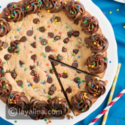 فيديو طريقة تحضير كيك الكوكيز بالنوتيلا