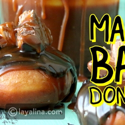 فيديو طريقة تحضير دونات شوكولاتة مارس