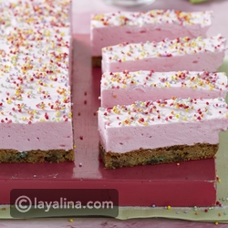 أسهل طريقة تحضير شرائح الكوكيز بمارشميللو الفراولة